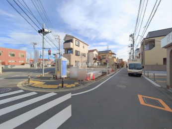 �O�ʓ��H�܂ތ��n�ʐ^�@-