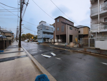 �O�ʓ��H�܂ތ��n�ʐ^�@-