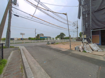 �O�ʓ��H�܂ތ��n�ʐ^�@-